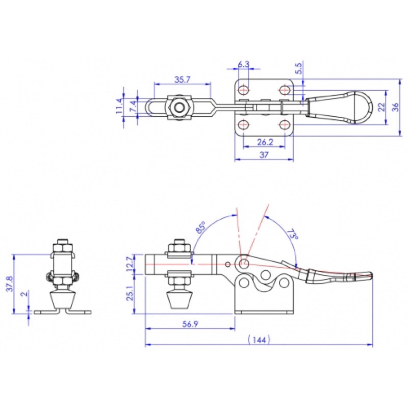 Kẹp định vị GH- 201-B