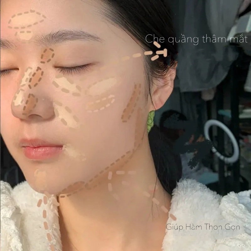 B7 Kem Nền Che Khuyết Điểm 3 Ngăn Màu Siêu Tự Nhiên Độ Che Phủ Cực Tốt, Che Quầng Thâm Mắt, Che Mụn Và Nám Ok