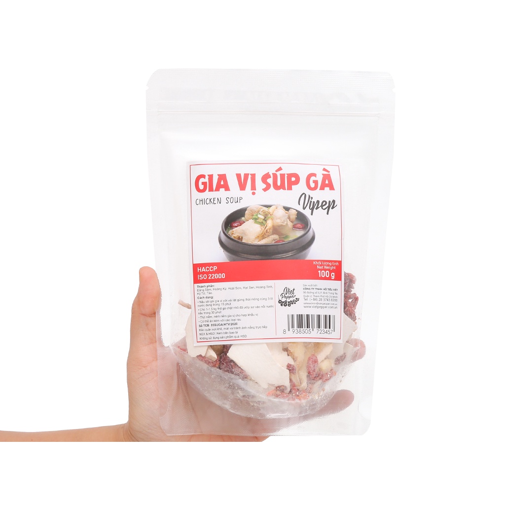 Gia Vị Súp Gà Vipep 100g