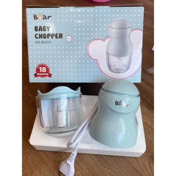 Cối thủy tinh thay thế máy xay bear 0.3l
