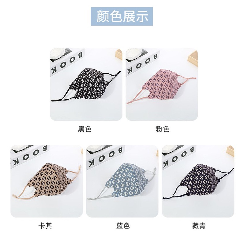 Khẩu Trang cotton 3 Lớp Chống Bụi Thoáng Khí Có Thể Giặt Tái Sử Dụng