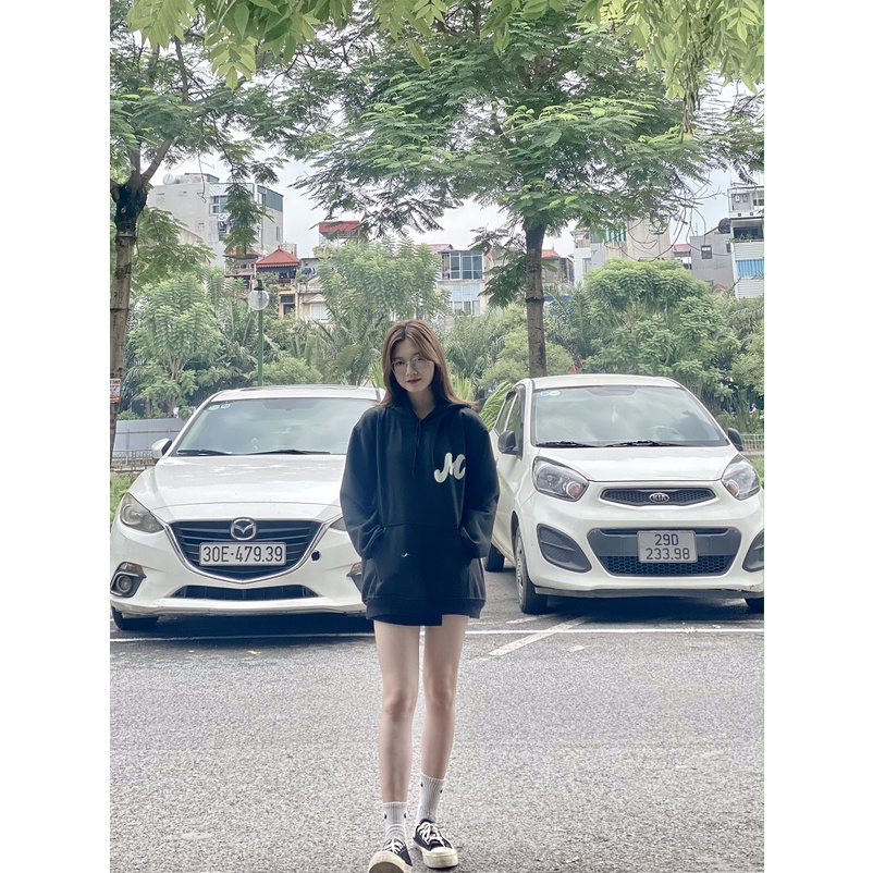 Áo hoodie nỉ bông Monster X Street Signature Bowling nam nữ form rộng thu đông Local Brand