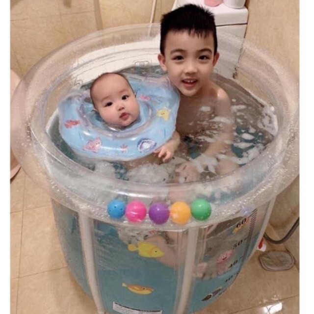 Bể bơi thành cao loại dày cho bé SASA