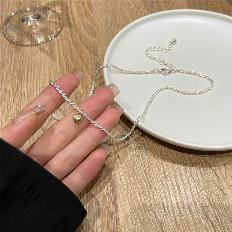 Ygt Vòng Cổ Choker Bằng Bạc Lấp Lánh Cho Nữ