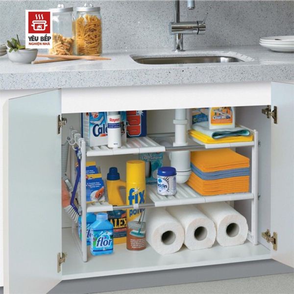 Kệ để đồ đa năng thông minh, để gầm bếp Tokyo INOCHI dành cho nhà bếp, nhà tắm, tuỳ chỉnh được kích thước