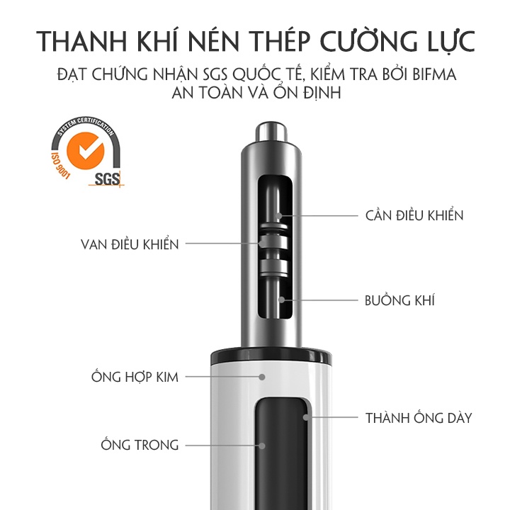 Ghế Làm Việc Công Thái Học Ghế Xoay Gaming, Chơi Game Nâng Hạ Ngả Lưng Tiện ích