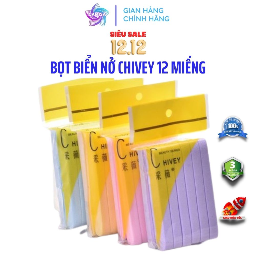 Bọt biển - Bông nở rửa mặt Chivey CAMISA