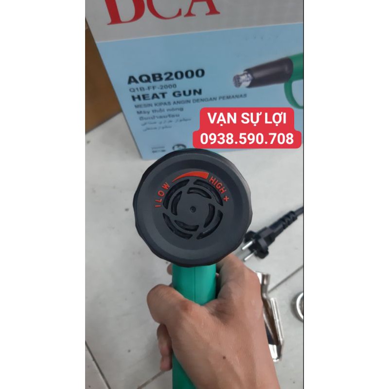 MÁY THỔI NHIỆT (KHÒ ) NÓNG 2000W DCA MÃ: AQB2000