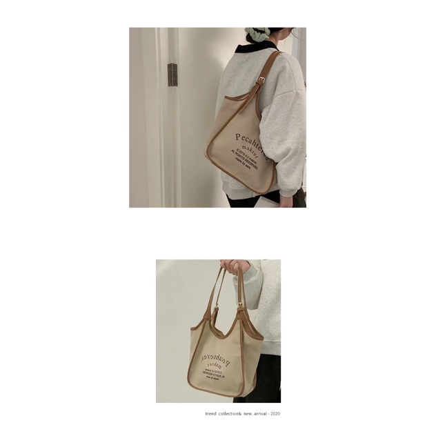 Túi Xách Nữ Vải Bạt Thời Trang Hàn