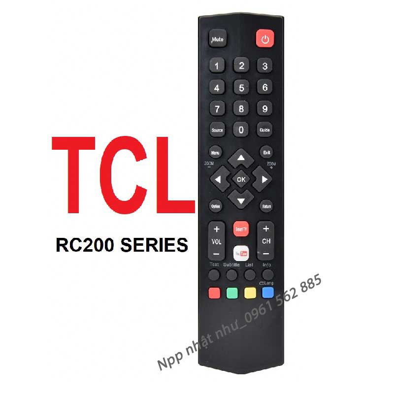 Điều Khiển Tivi TCL_Tổng Hợp Các Mẫu Remote Sử Dụng Cho Tivi TCL Thông Dụng 2021 ( Kèm Ảnh Thật)