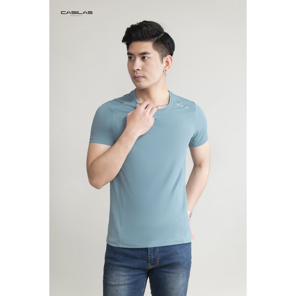 Áo thun nam cổ tròn CASILAS,Áo thun nam tay ngắn cổ tròn vải coolmax cao cấp, chuẩn form, xuất xịn T2008 | BigBuy360 - bigbuy360.vn