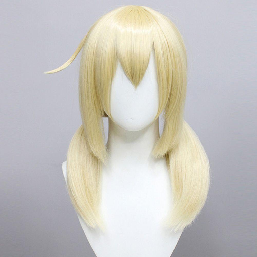 Tóc Giả Bằng Sợi Tổng Hợp Màu Be Dùng Hóa Trang Nhân Vật Anime Thời Trang|Bộ Tóc Giả Chịu Nhiệt Tốt Tiện Dụng