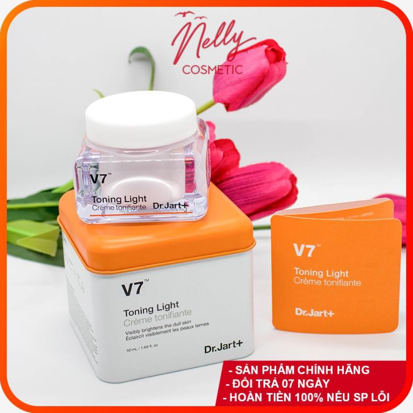 Hàng Hàn- Kem Dưỡng Trắng Da V7 Toning Light Dr.Jart+ 50mL