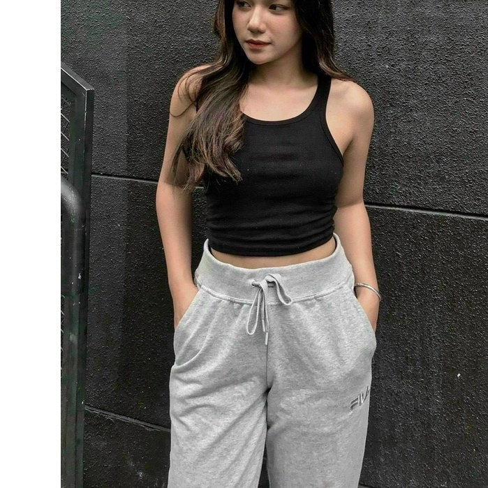 Quần jogger nữ da cá F1l4 xuất khẩu - Hàng dư xịn có big size