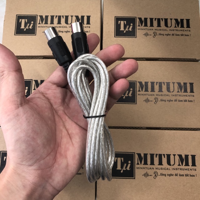 Dây MIDI 2 đầu tròn 5 chân