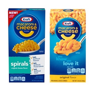 Mì Nui Phô Mai Macaroni & Cheese hiệu Kraft 206g (hình truyền thống)