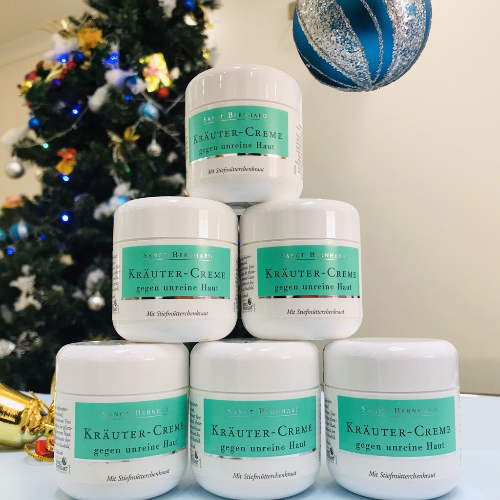 Kem ngừa mụn thảo dược Krauter Creme gegen unreine Haut 50ml [ Chính hãng CHLB Đức ]