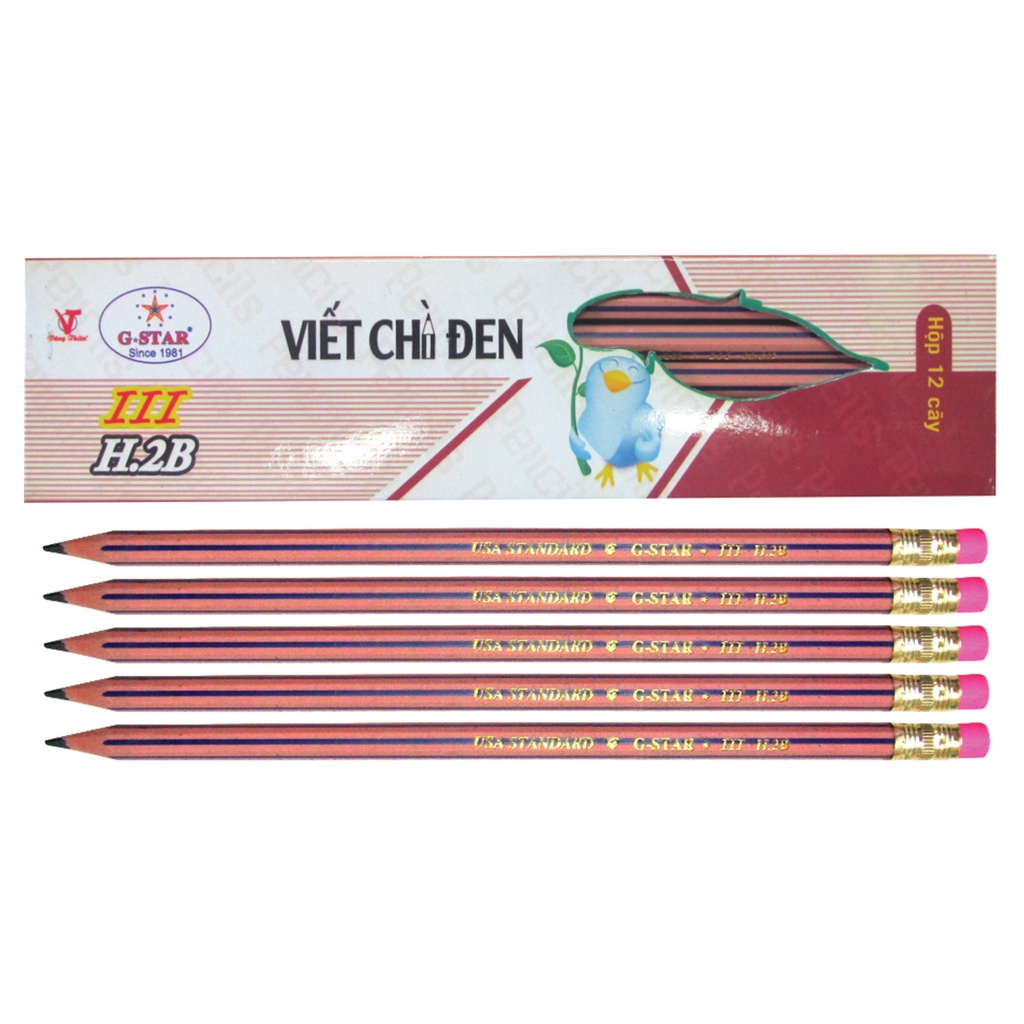 Hộp 12 Cây Viết Chì HB Gstar III