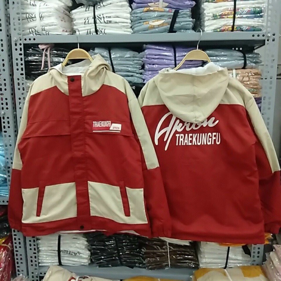 Áo khoác gió nam nữ Unisex cao cấp 2 lớp chống nước, áo khoác dù phao đẹp form rộng có mũ mặc thoải mái, giữ nhiệt K024 | BigBuy360 - bigbuy360.vn