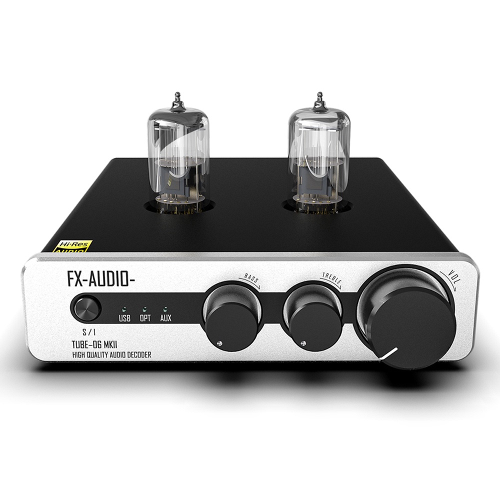 Bộ Tiền Khuếch Đại Âm Thanh HiFi Mini FX-AUDIO TUBE-06 MKII, Bộ Khuếch Đại Ống Chân Không 6N3 tặng kèm quà tặng 99k