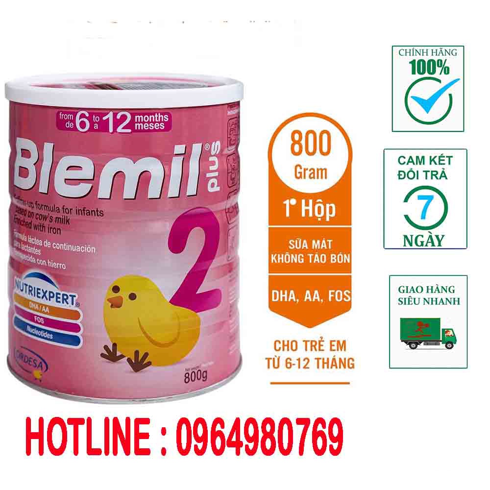 Sữa Blemil Plus 2 Lon 800g