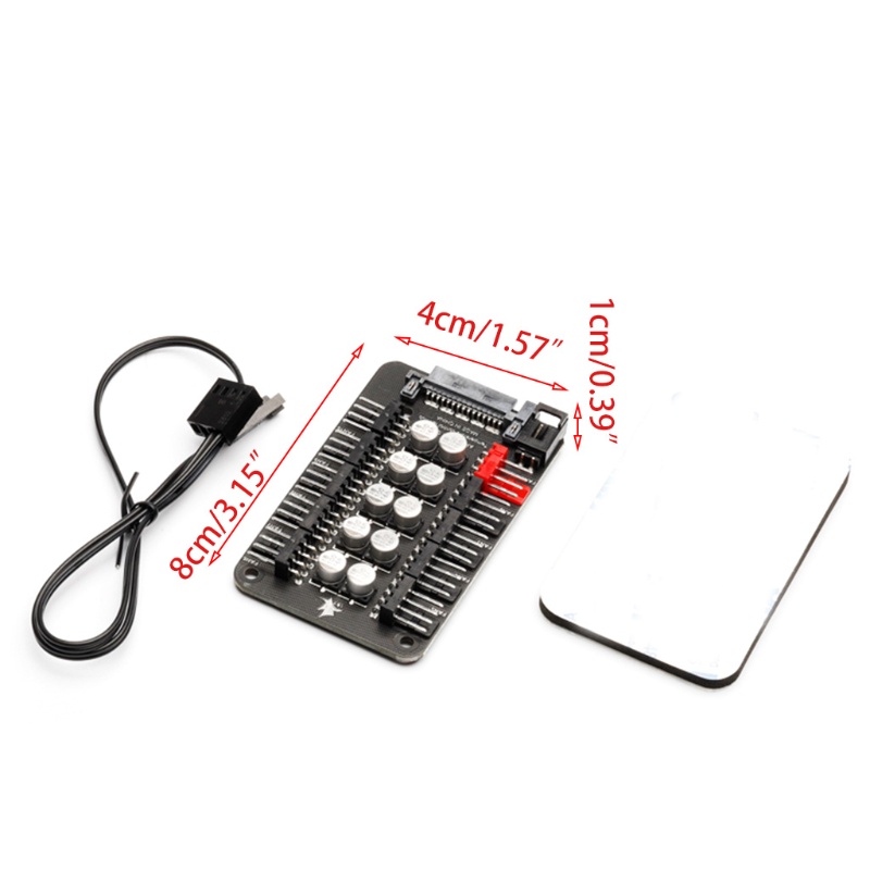 Bộ Điều Khiển Tốc Độ Quạt 10 Kênh 4pin Pwm Cho Cpu Case Pwm | BigBuy360 - bigbuy360.vn