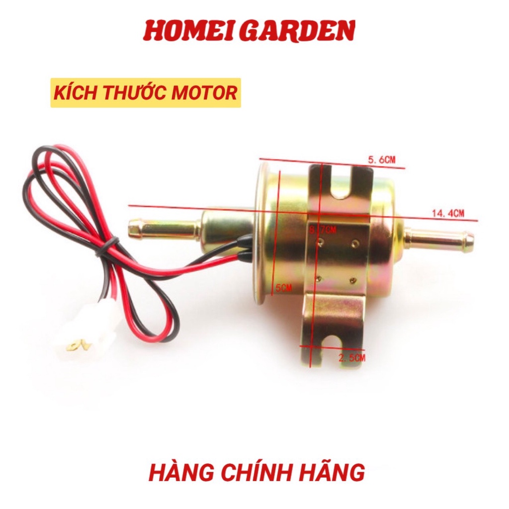 Bơm dầu diesel 12V bơm tự mồi HEP-02A bơm nhiên liệu xăng bơm dầu 80 - 100 lít một giờ - D0110