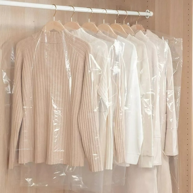 Set 50 Túi Bọc Quần Áo Chống Bụi Sử Dụng Một Lần 60*90cm