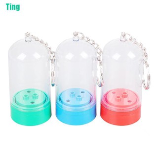 ✿Ting✿Display Box with Keychain Key Ring Show Case Costomized Building Models Toys