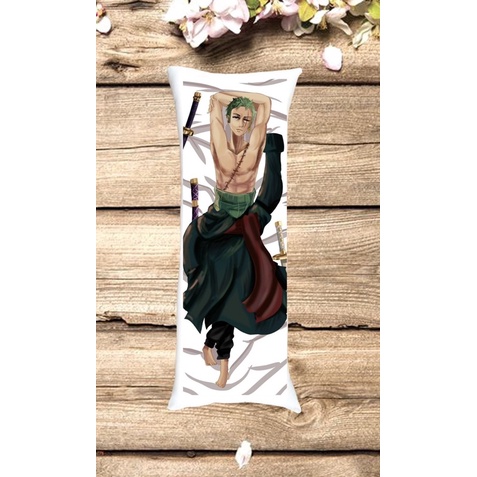 Gối dakimakura One Piece dài 40cm x 1m / Gối ôm One Piece luffy,ZôZ,sanji,