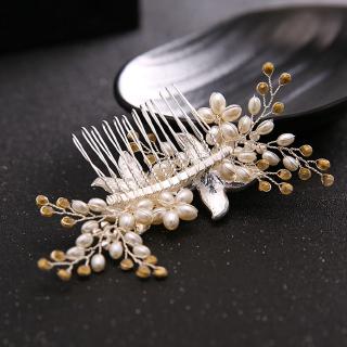 Trâm cài tóc Handmade phối đá thời trang cho cô dâu