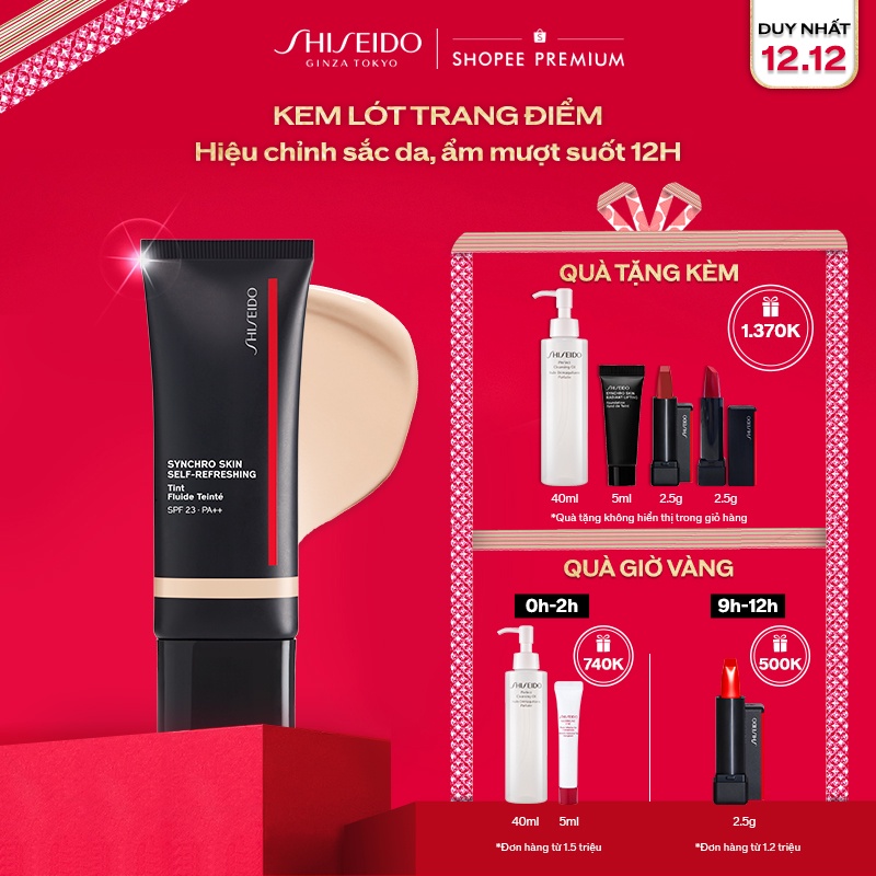 Kem lót trang điểm Shiseido Synchro Skin Self-Refreshng Tint 30ml | BigBuy360 - bigbuy360.vn