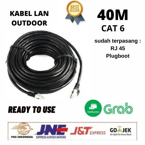 Dây Cáp Cắm Ngoài Trời Utp Lan Cat 6 40m Rj45