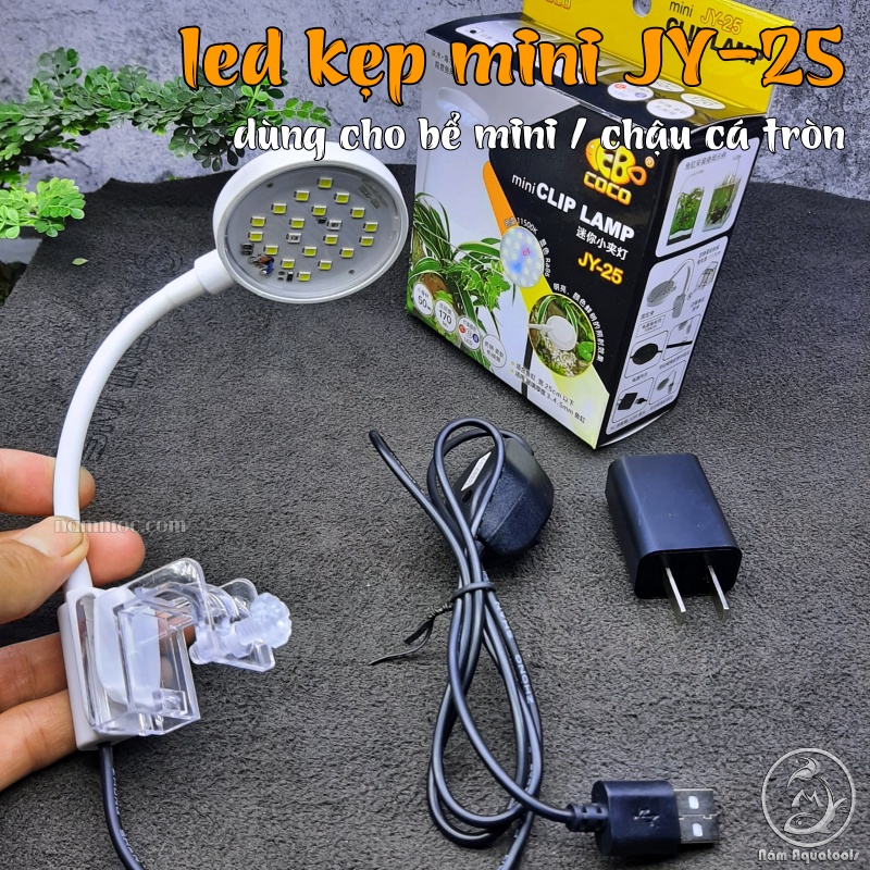 Mua Đèn LED Mini Clip Lamp JY-25 || Led Kẹp Dùng Cho Bể Cá Mini 25cm ...