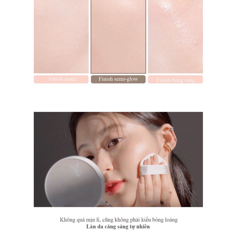 [Chính hãng] Phấn Nước Mỏng Mịn, Che Phủ Tốt Romand Clear Cover Cushion SPF50+ PA+++ 14g