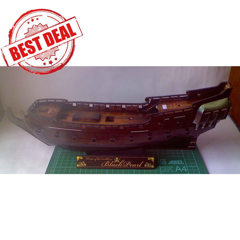 Mô Hình Thuyền Buồm Bằng Gỗ 45cm A1Q6 Tỉ Lệ 1: 200