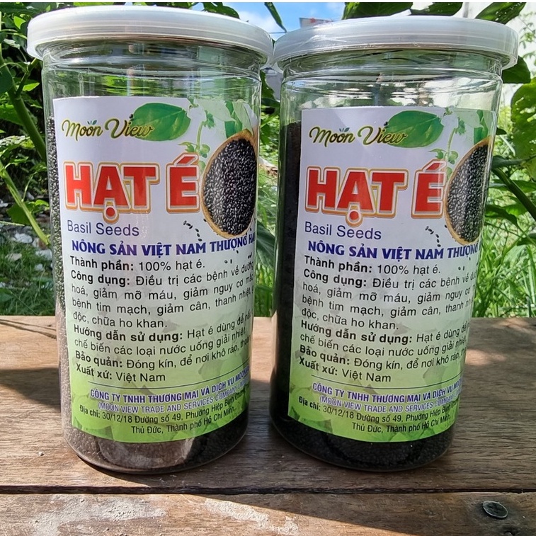 Hạt É Sạch Loại 1 Hũ 500g Thương Hiệu Monview .