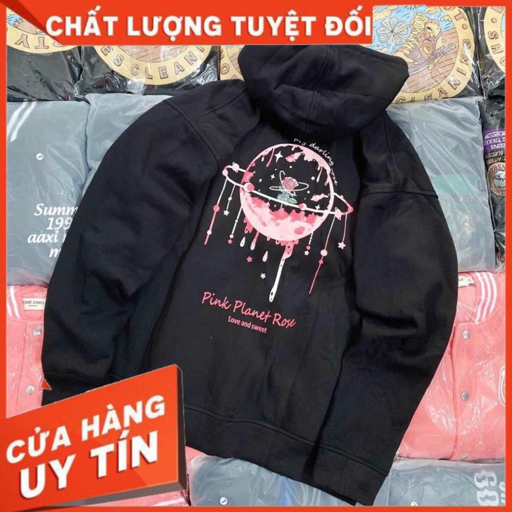 Áo khoác nỉ hoodie Unisex dây kéo form rộng màu đen trắng. Áo hoodie Nỉ Pe dày mịn, thoải mái, hình in nổi bền đẹp K102