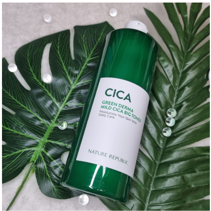 Nước hoa hồng Nature Republic Green Derma Mild Cica Big Toner 500ml | BigBuy360 - bigbuy360.vn