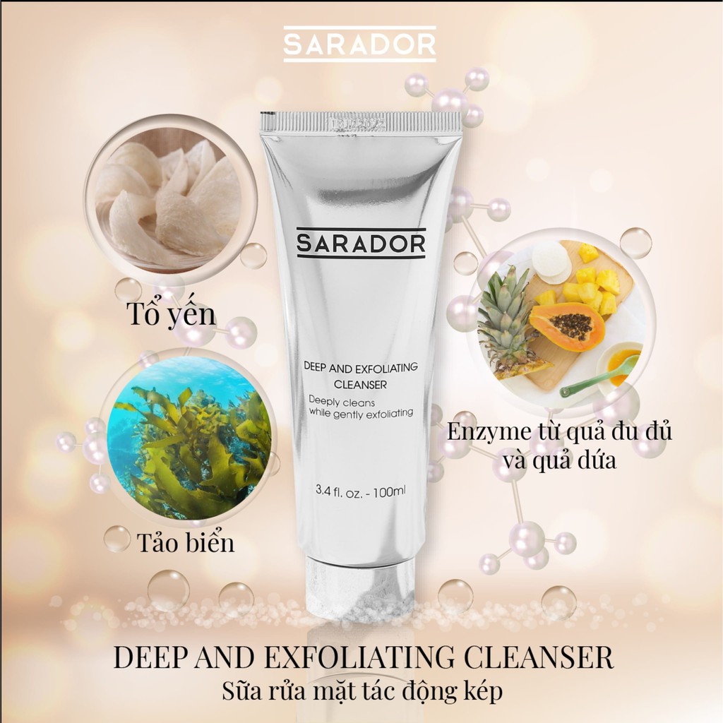 Bộ Sản Phẩm Làm Sạch Sâu Da Mặt : Sữa rủa mặt HA + Sữa rửa mặt tác động kép + Toner tổ yến nhụy hoa nghệ tây | BigBuy360 - bigbuy360.vn