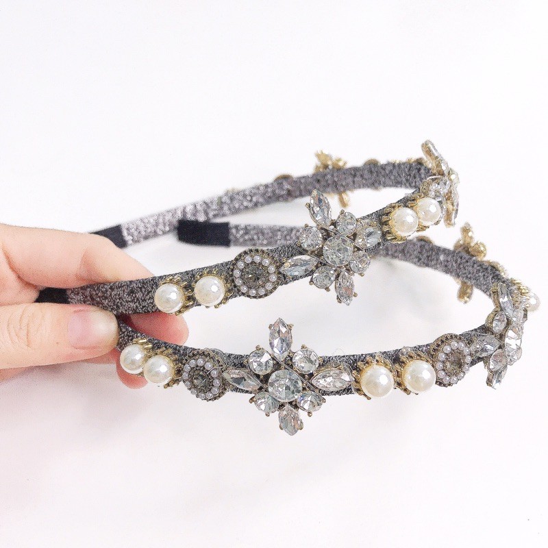 Bờm tóc đính đá