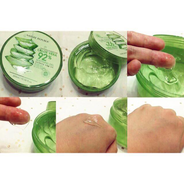 Gel Dưỡng Da Lô Hội Nature Republic Aloe Vera 92% Soothing Gel (300ml)