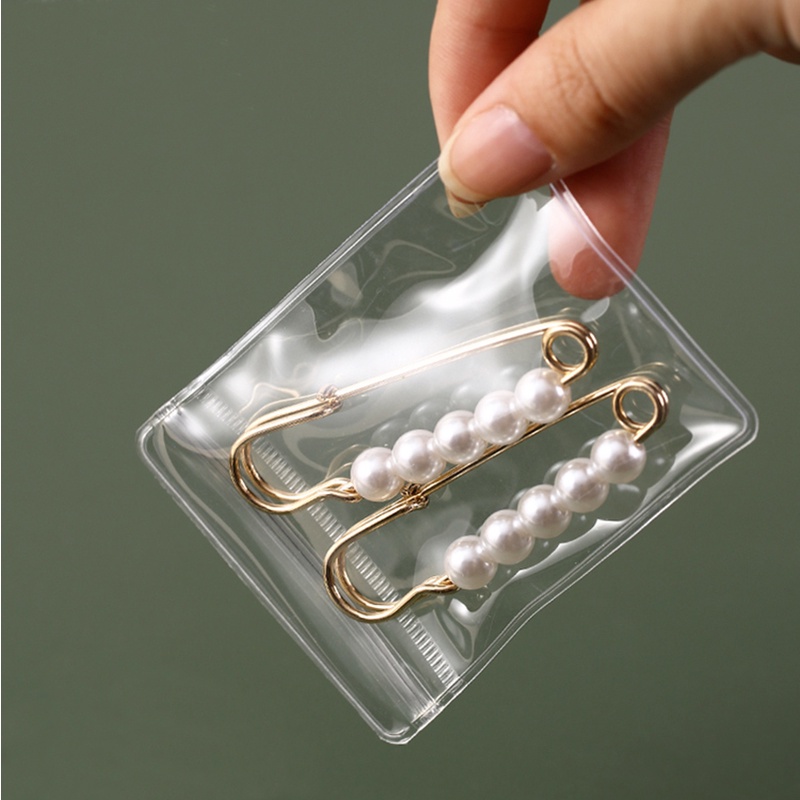 Bộ 1/50 Hộp Đựng Trang Sức Trong Suốt Chống Bụi Và Ô Xi Hóa