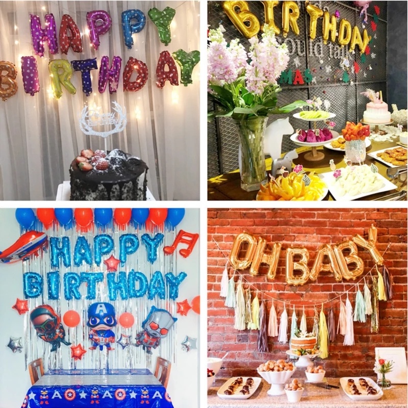 Bộ Bong Bóng 16 Inch Trang Trí Tiệc Sinh Nhật