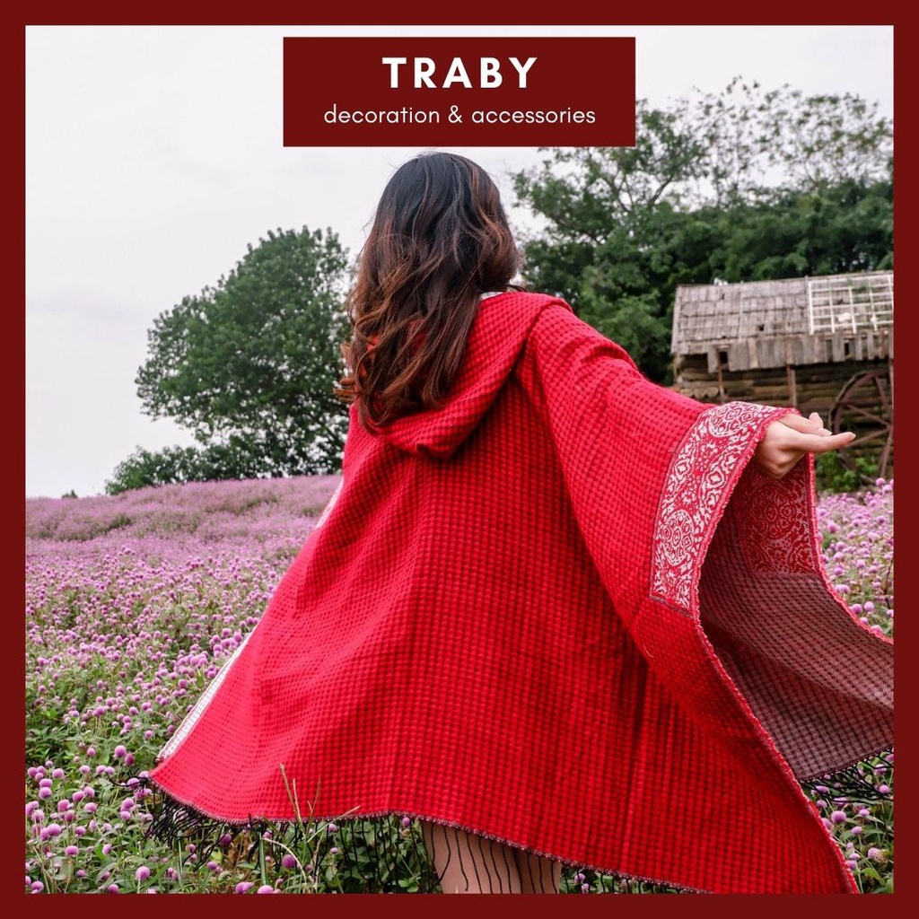 Áo choàng kẻ caro | BigBuy360 - bigbuy360.vn