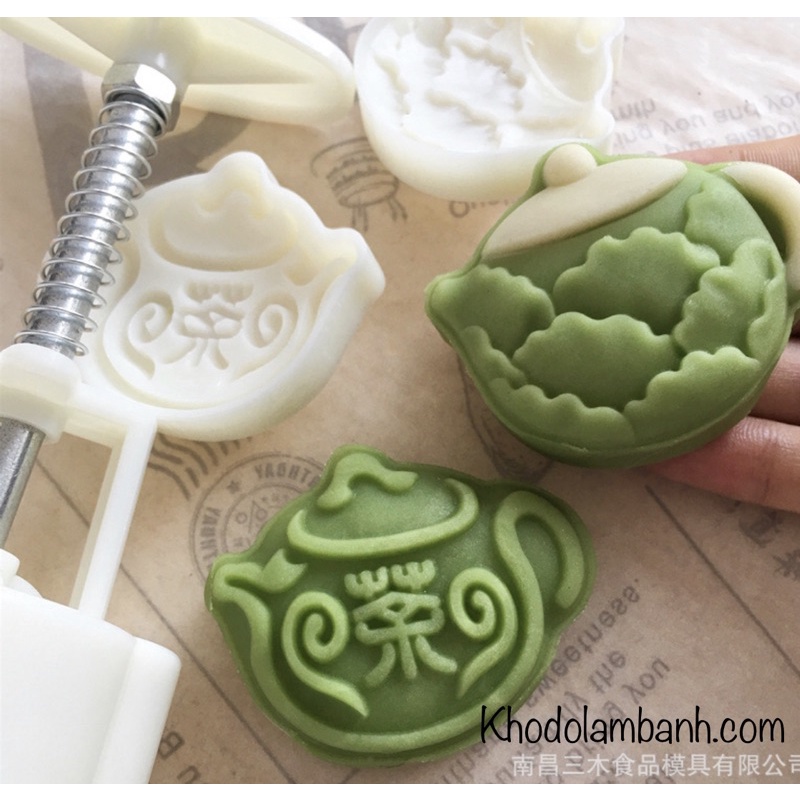 Khuôn trung thu ấm trà 50g