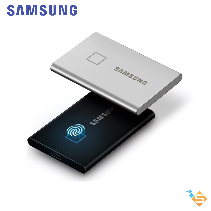 Ổ Cứng Di Động External SSD Samsung T7 Touch 2TB 1TB 500GB USB 3.2 Gen2 Type-C Read 1050MB/s - Bảo Hành Chính Hãng 3 Năm