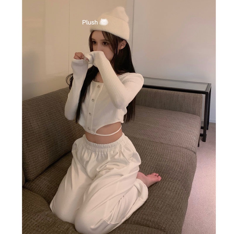 Áo thun COZOKC ngắn tay dài cổ vuông thiết kế độc đáo quyến rũ