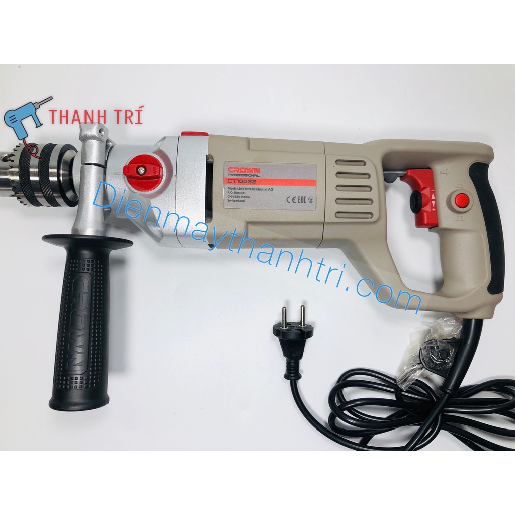 ✊ CT10032 MÁY KHOAN ĐỘNG LỰC 2 CHẾ ĐỘ CT10032 (1050W/2 CẤP ĐỘ) CROWN