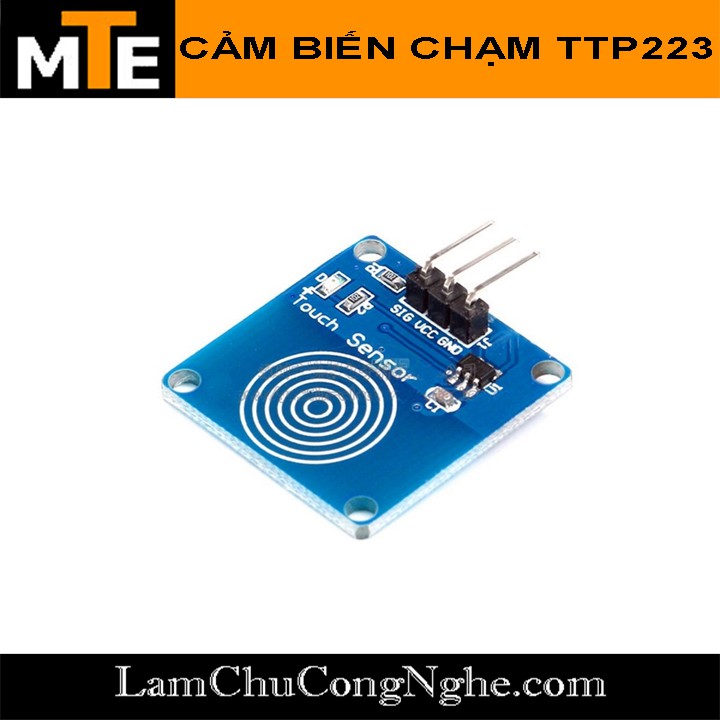 Module cảm biến chạm TTP223 xanh - Touch sensor cảm ứng điện dung